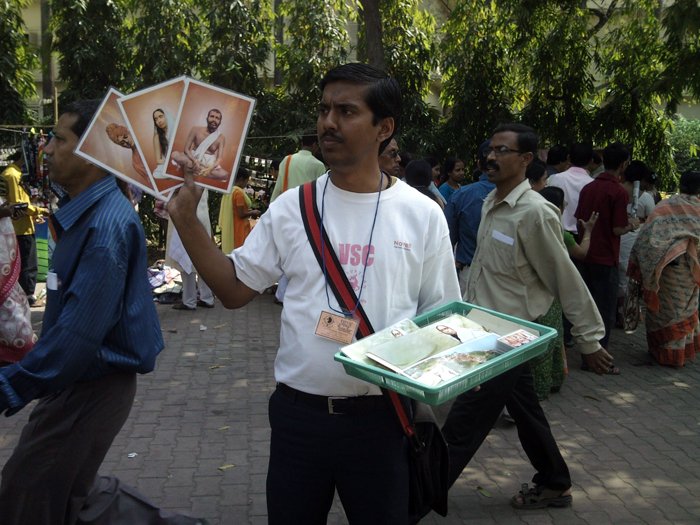 Photo stall in Public Celebration'2010 at Belur math