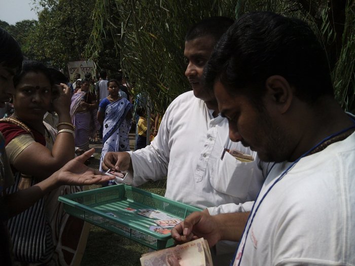 Photo stall in Public Celebration'2010 at Belur math