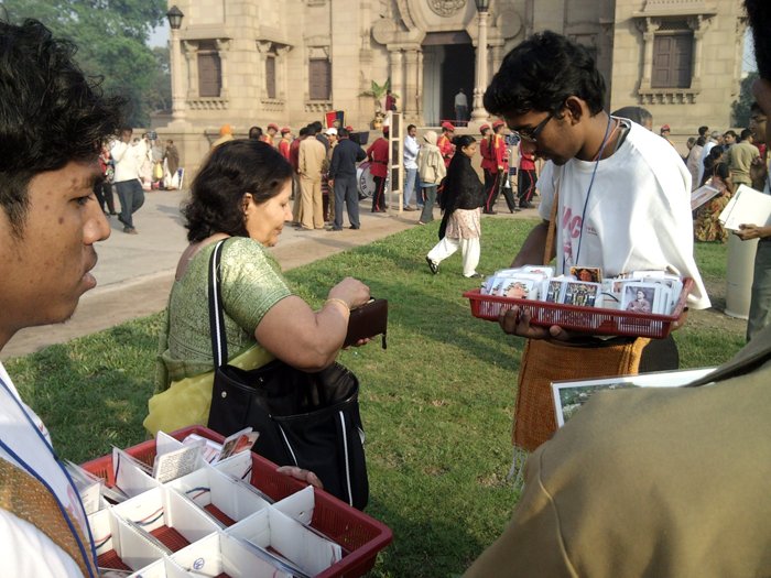 Photo stall in Public Celebration'2010 at Belur math